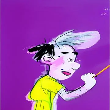 Childish Doddle Illustrazione stock