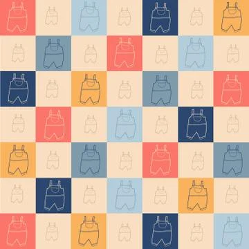 Childish seamless pattern 스톡 일러스트