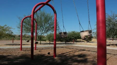 Childless Swingset Stock-Footage 12203672