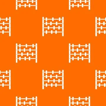 Children abacus pattern seamless Illustrazione stock