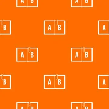 Children abc pattern seamless 스톡 일러스트