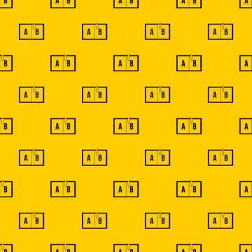 Children abc pattern vector Stock Illustration