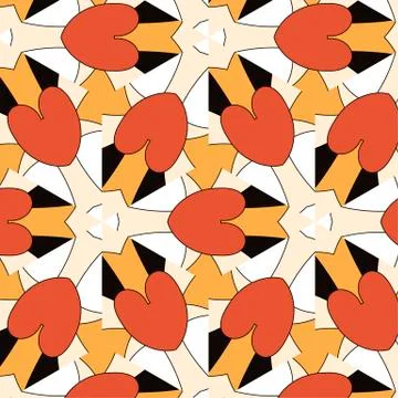 Children abstract ethnic pattern with bright Illustrazione stock