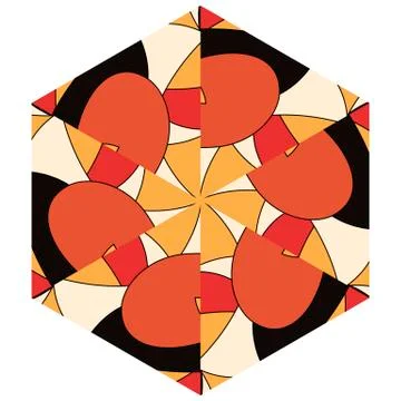 Children abstract ethnic pattern with bright Illustrazione stock