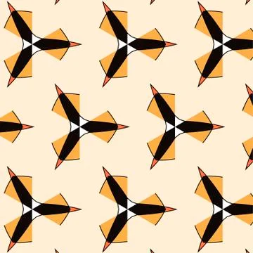 Children abstract ethnic pattern with bright Stock Illustration
