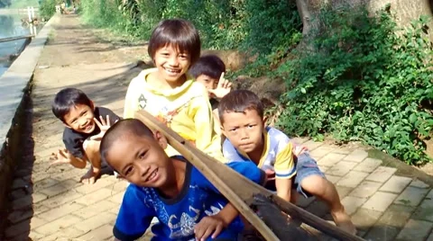 Children in Action Stock Footage 7747224