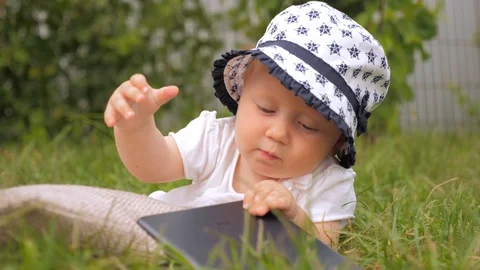 Children and new technologies Stock Footage 99341016