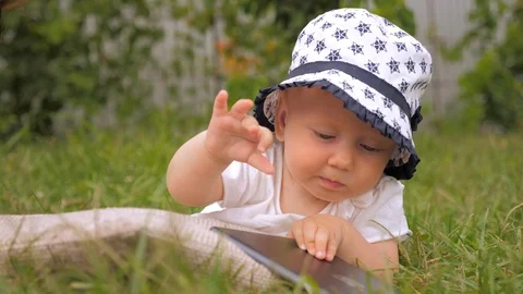 Children and new technologies Stock Footage 99341180