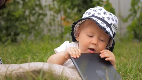 Children and new technologies Stock Footage 99341994