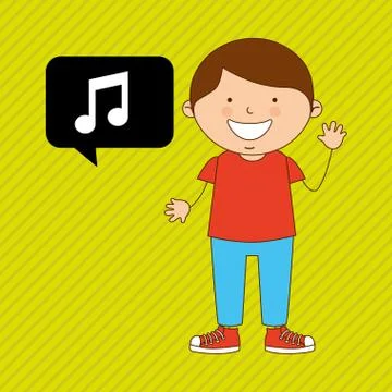 Children and technology design Illustrazione stock