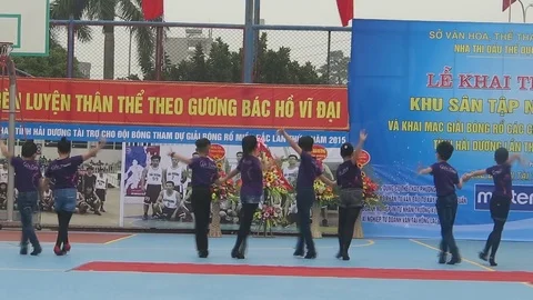 The children are learning at school dance Stock Footage 70608018