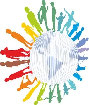 Children from around the world イラスト素材