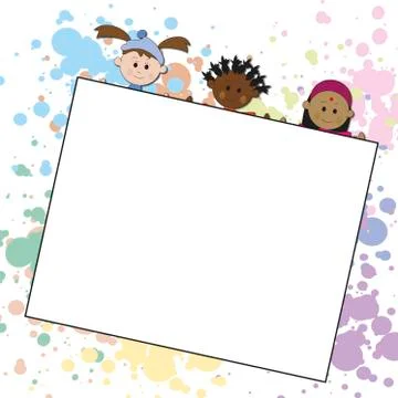 Children background Stock Illustration