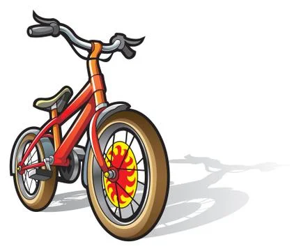 Children bicycle Stock Illustration