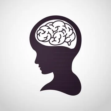 Children brain logo vector Stock Illustration