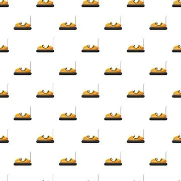 Children bumper machine pattern 스톡 일러스트