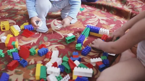 Children cannot share a toy Stock Footage 63789376