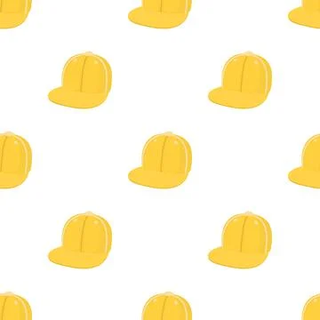 Children cap pattern seamless vector Illustrazione stock