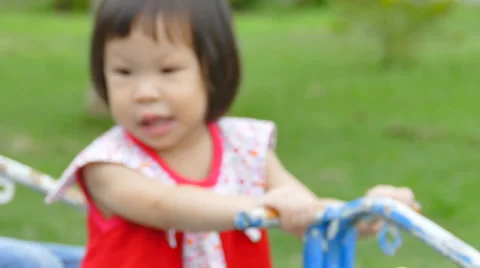 Children on the carousel Video stock 54090233