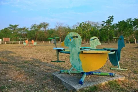 Children carousel Foto stock