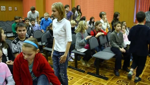 Children in the Classroom Stock Footage 5194994