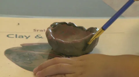 Children Crafts Stock Footage 32399488
