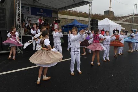 Children dance group Stock Photos
