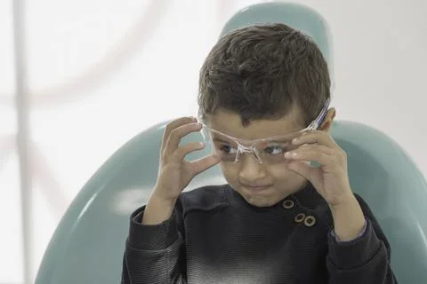 Children dentist controls. Stock Photos