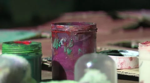 Children draw Stock Footage 1182773