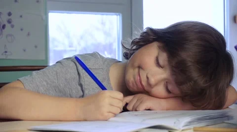 Children draw in home Stock-Footage 59764286