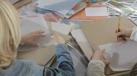 Children drawing Video stock 31111670
