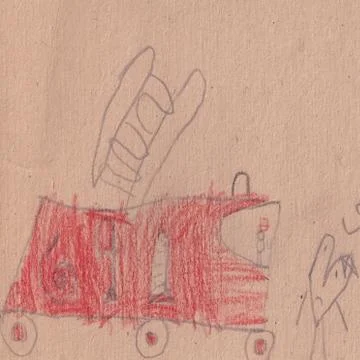 Children Drawing Stock-Illustration