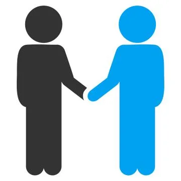 Children Handshake Icon Stock Illustration