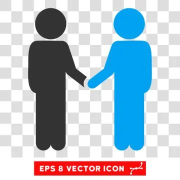 Children Handshake Vector Eps Icon Stockillustratie