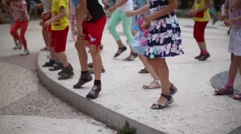 Children have fun Stock Footage 65153056