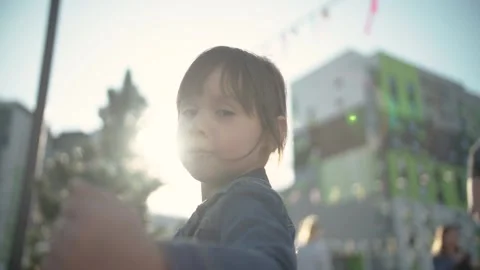 Children having fun Stock Footage 234396780