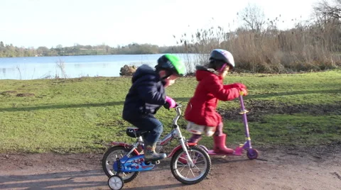 Children Having Fun At The Park Stock-Footage 60826152