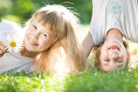 Children having fun Stock-Fotos
