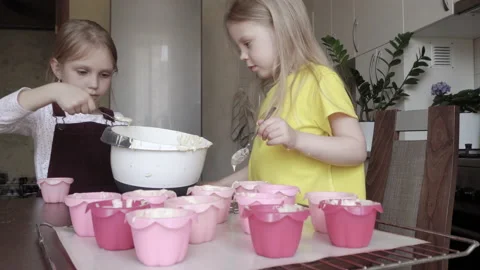 Children Helping Parents Stock Footage 154603307