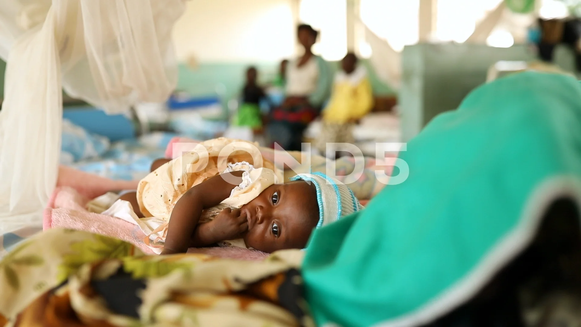 Sick Children In Africa