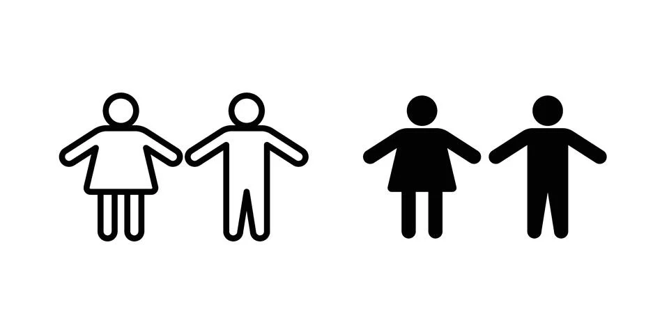Children icon graphic element. web icon set Stock Illustration