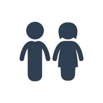 Children Icon Illustrazione stock