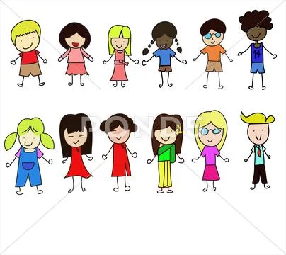 Children Stock Illustration