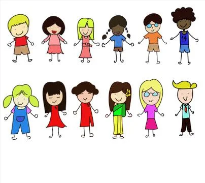 Children Stock Illustration