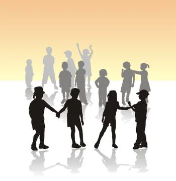 Children Stock Illustration