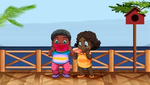 Children Stock Illustration