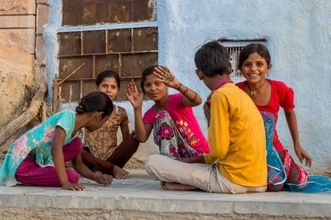 Children in india 스톡 사진