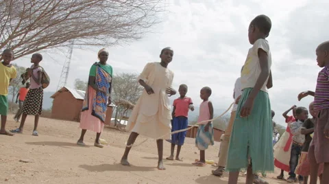 Children jumping rope 動画素材 59796969