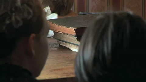 Children learn history 7 Stock Footage 21762886