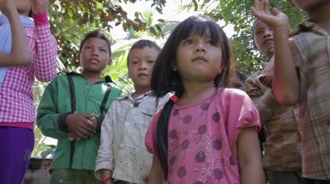 Children Learn to Sing Songs Stock Footage 40071103